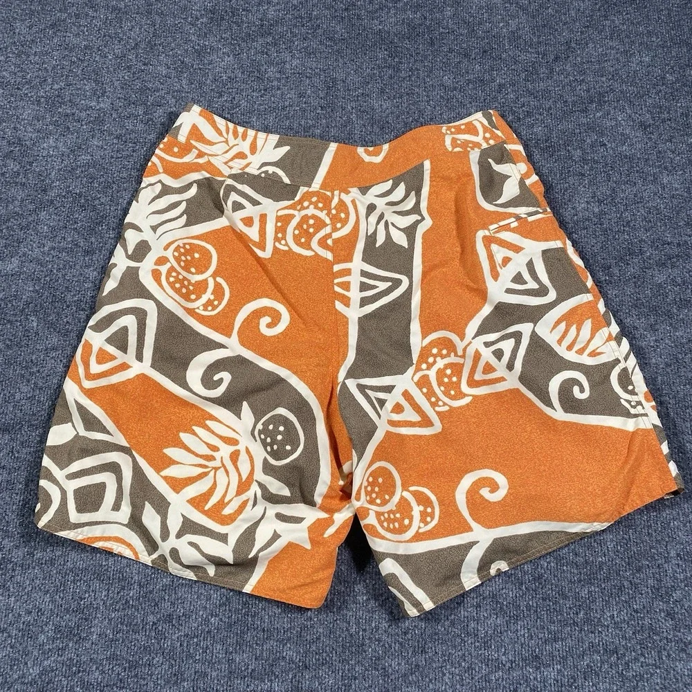 Patagonia Wavefarer Board Shorts Mens Size 35 Geometric Floral Abstract Print - Picture 2 of 10